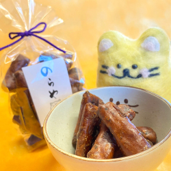 かりんとう,黒糖,猫,焚黒糖,和菓子
