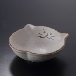 食器,猫,浅鉢,モダン,レトロ,美濃焼