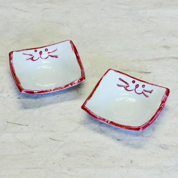 角豆皿,食器,猫,小皿
