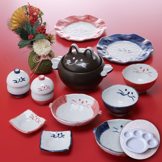 福袋,11000円,プレミアム,猫食器,のらや