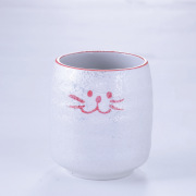 湯呑,猫,ピンク,お茶
