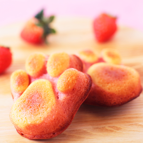 にくきゅう、いちご、2020、焼き菓子